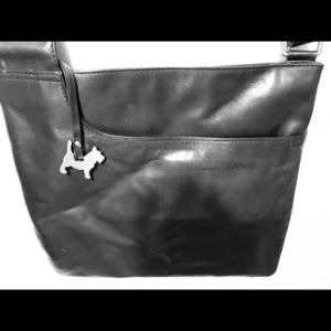 Soft Black Leather Radley London Crossbody Purse